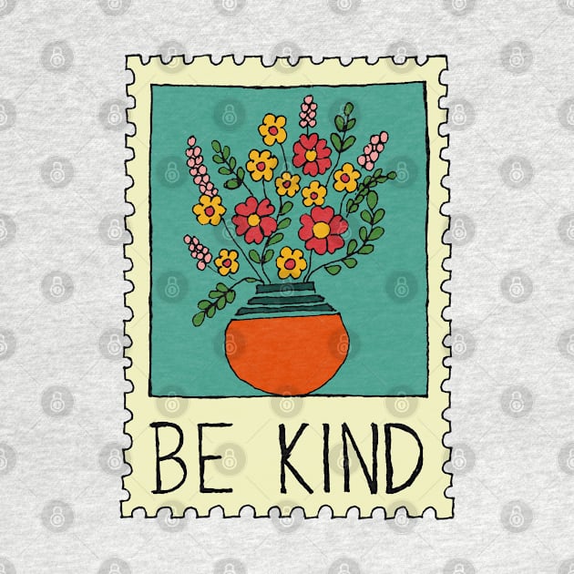 Be kind vintage stamp by HAVE SOME FUN